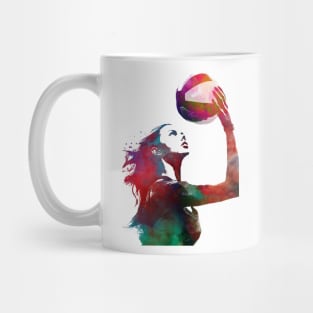 Volleyball sport art #volleyball Mug